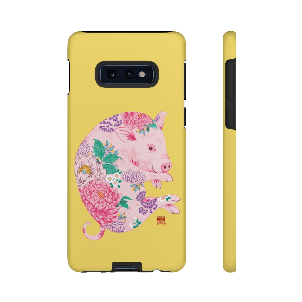 Chinese Zodiac iPhone Case and Chinese Zodiac Samsung Phone Cover featuring 12 Chinese Zodiac Animals. Impact resistant tough Chinese Astrology mobile phone case. Supports wireless charging. Designer mobile phone case made in the USA.