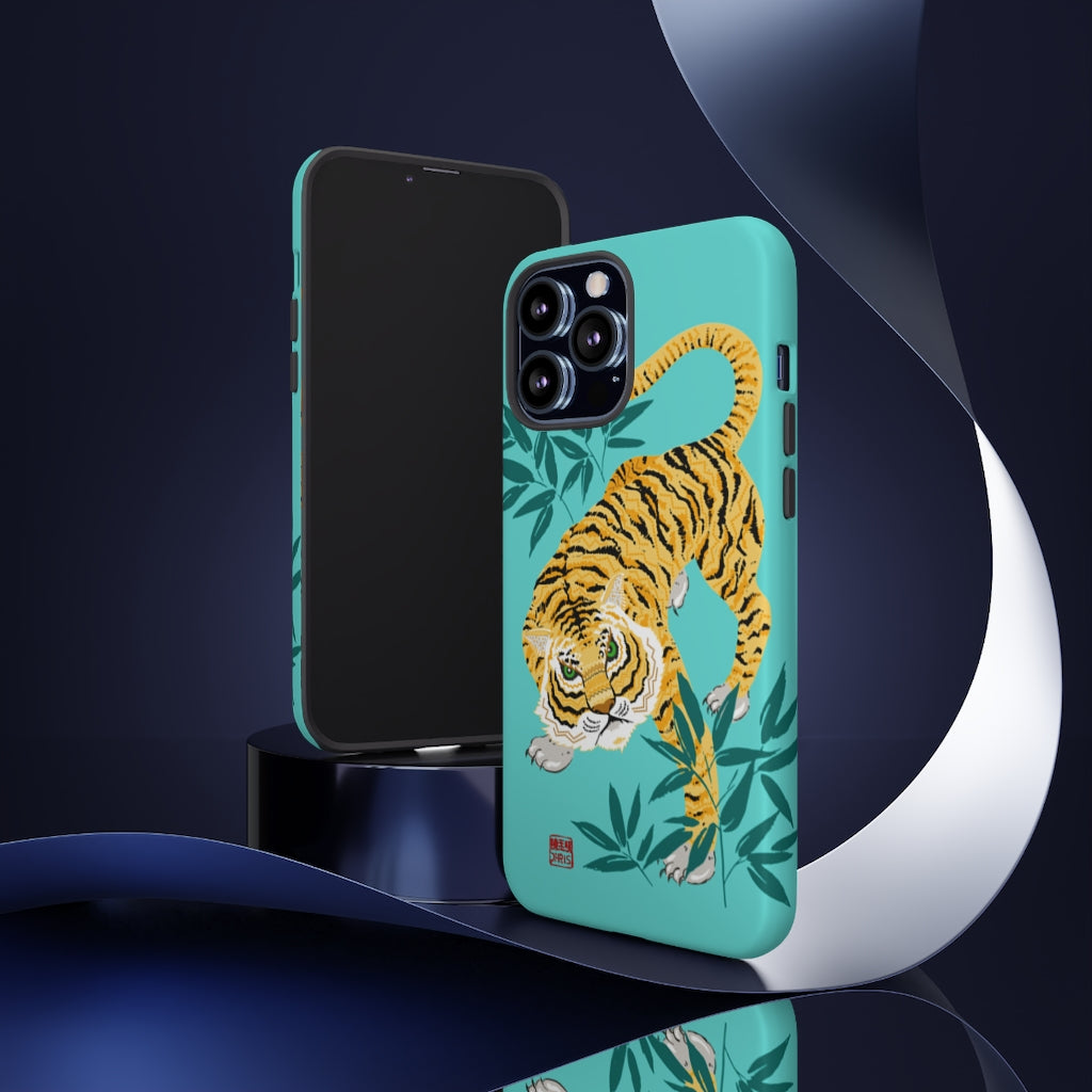 Chinese Zodiac iPhone Case and Chinese Zodiac Samsung Phone Cover featuring 12 Chinese Zodiac Animals. Impact resistant tough Chinese Astrology mobile phone case. Supports wireless charging. Designer mobile phone case made in the USA.