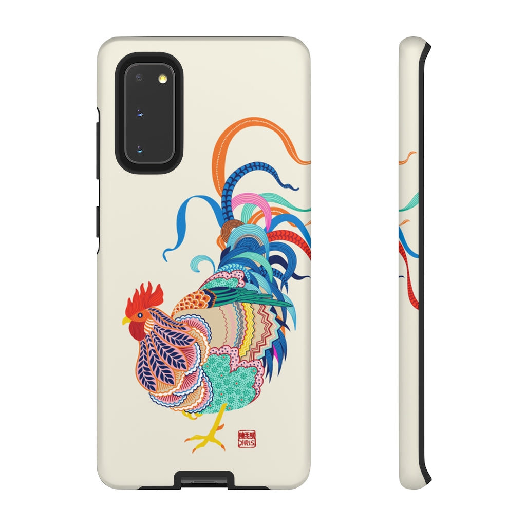 Chinese Zodiac iPhone Case and Chinese Zodiac Samsung Phone Cover featuring 12 Chinese Zodiac Animals. Impact resistant tough Chinese Astrology mobile phone case. Supports wireless charging. Designer mobile phone case made in the USA.