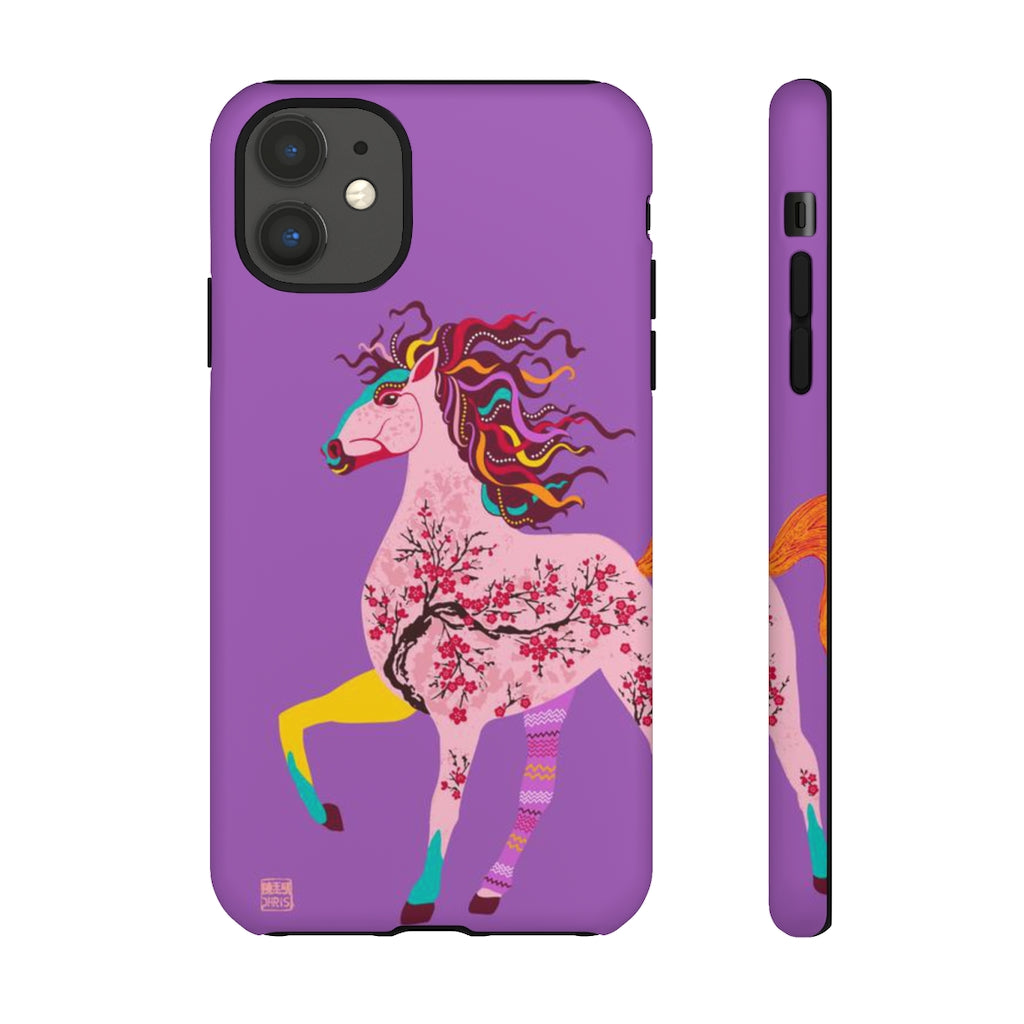 Chinese Zodiac iPhone Case and Chinese Zodiac Samsung Phone Cover featuring 12 Chinese Zodiac Animals. Impact resistant tough Chinese Astrology mobile phone case. Supports wireless charging. Designer mobile phone case made in the USA.