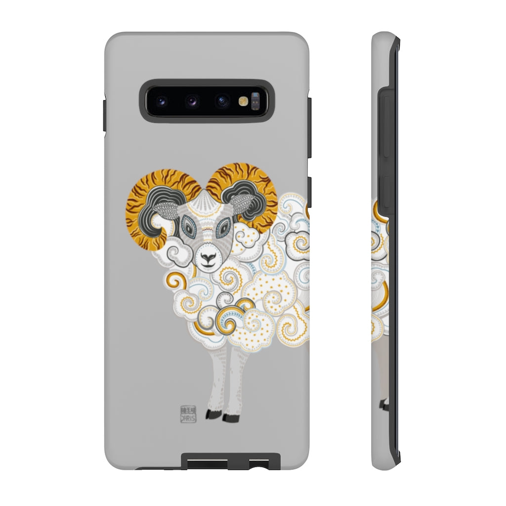 Chinese Zodiac iPhone Case and Chinese Zodiac Samsung Phone Cover featuring 12 Chinese Zodiac Animals. Impact resistant tough Chinese Astrology mobile phone case. Supports wireless charging. Designer mobile phone case made in the USA.