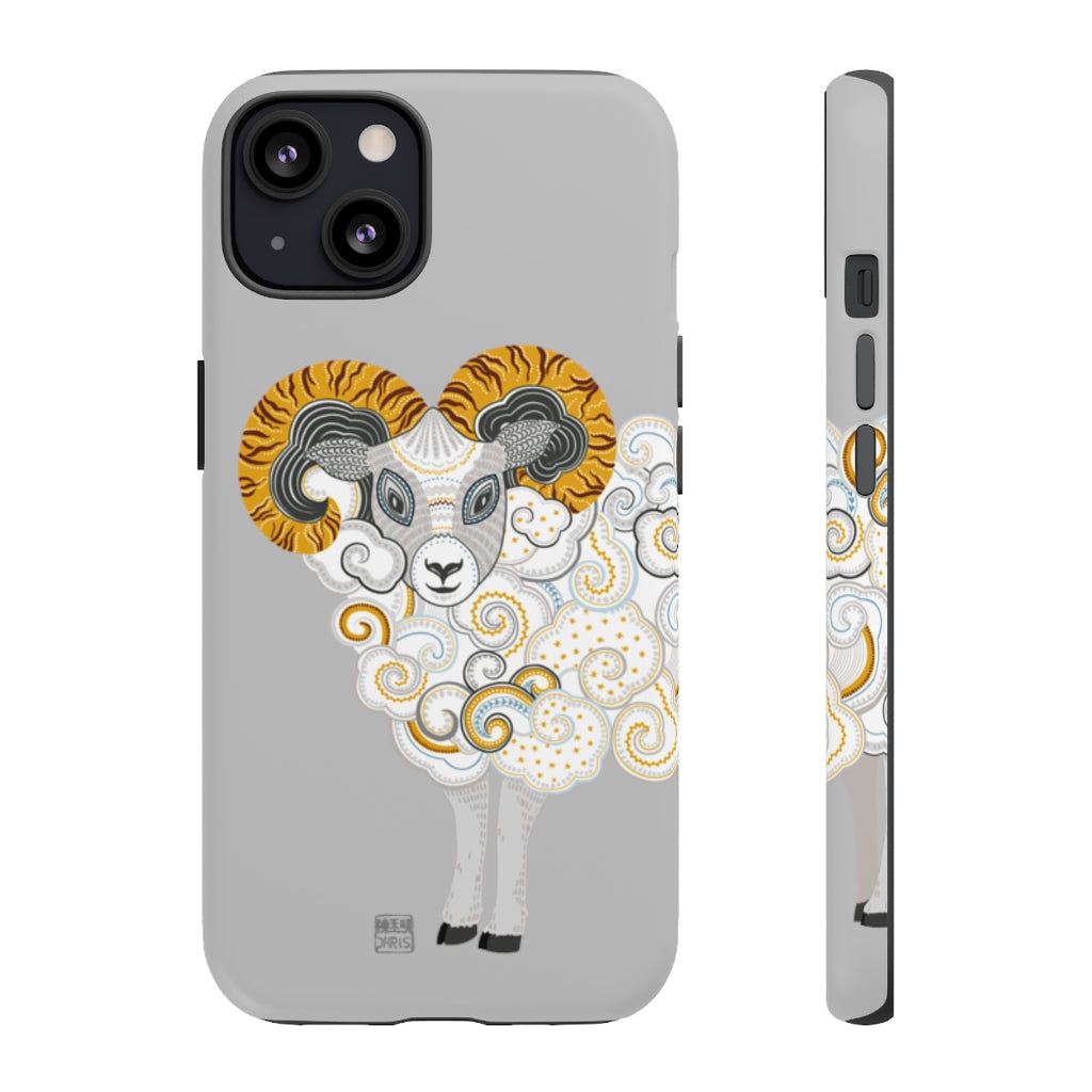 Chinese Zodiac iPhone Case and Chinese Zodiac Samsung Phone Cover featuring 12 Chinese Zodiac Animals. Impact resistant tough Chinese Astrology mobile phone case. Supports wireless charging. Designer mobile phone case made in the USA.