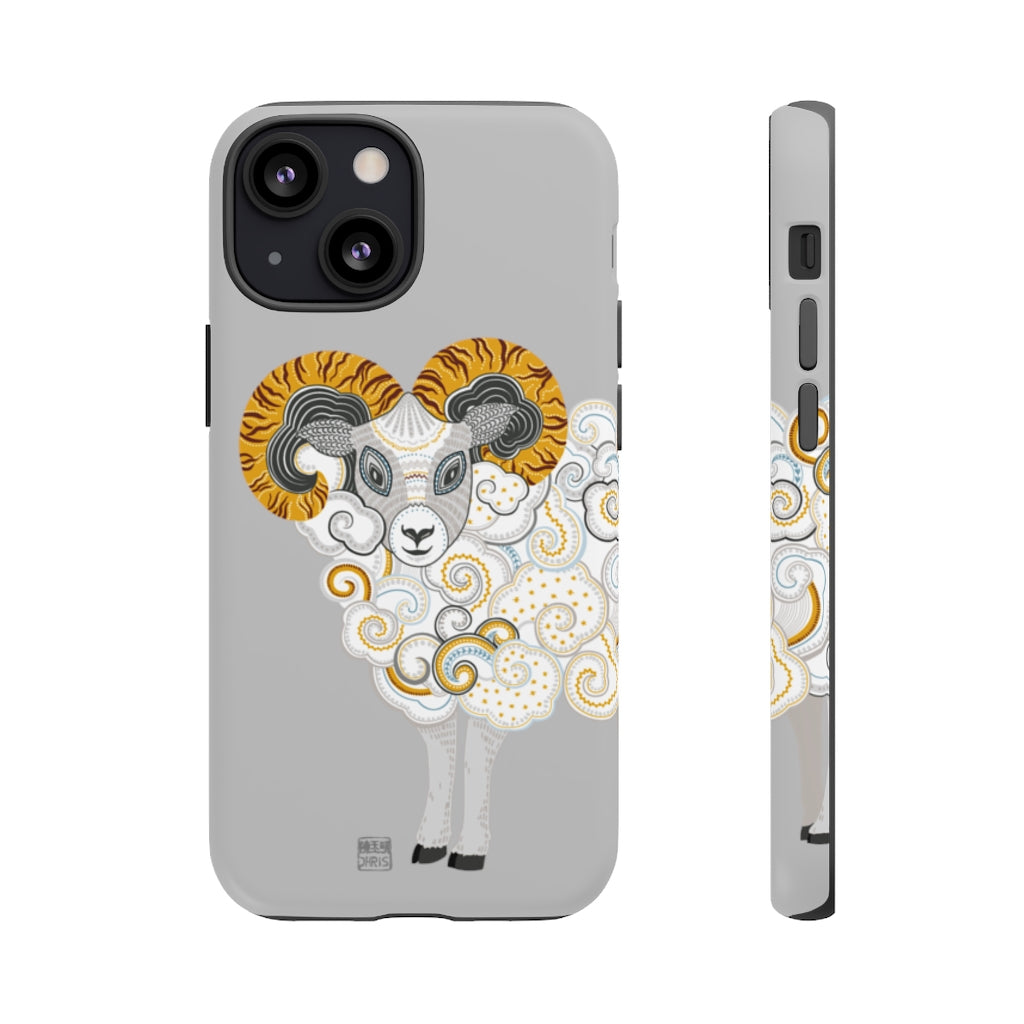 Chinese Zodiac iPhone Case and Chinese Zodiac Samsung Phone Cover featuring 12 Chinese Zodiac Animals. Impact resistant tough Chinese Astrology mobile phone case. Supports wireless charging. Designer mobile phone case made in the USA.