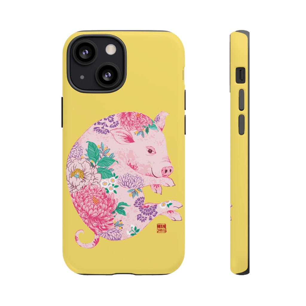 Chinese Zodiac iPhone Case and Chinese Zodiac Samsung Phone Cover featuring 12 Chinese Zodiac Animals. Impact resistant tough Chinese Astrology mobile phone case. Supports wireless charging. Designer mobile phone case made in the USA.