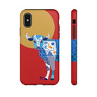 Chinese Zodiac iPhone Case and Chinese Zodiac Samsung Phone Cover featuring 12 Chinese Zodiac Animals. Impact resistant tough Chinese Astrology mobile phone case. Supports wireless charging. Designer mobile phone case made in the USA.