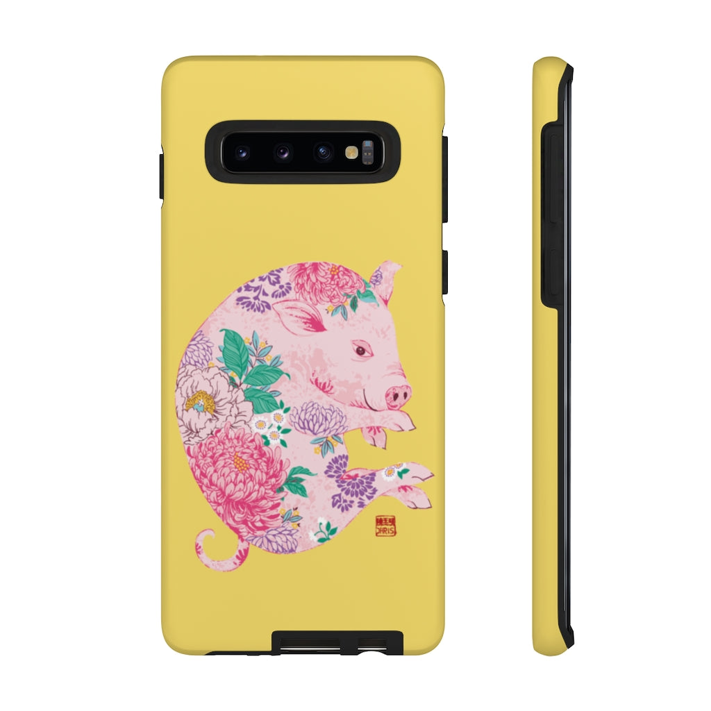 Chinese Zodiac iPhone Case and Chinese Zodiac Samsung Phone Cover featuring 12 Chinese Zodiac Animals. Impact resistant tough Chinese Astrology mobile phone case. Supports wireless charging. Designer mobile phone case made in the USA.