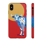 Chinese Zodiac iPhone Case and Chinese Zodiac Samsung Phone Cover featuring 12 Chinese Zodiac Animals. Impact resistant tough Chinese Astrology mobile phone case. Supports wireless charging. Designer mobile phone case made in the USA.