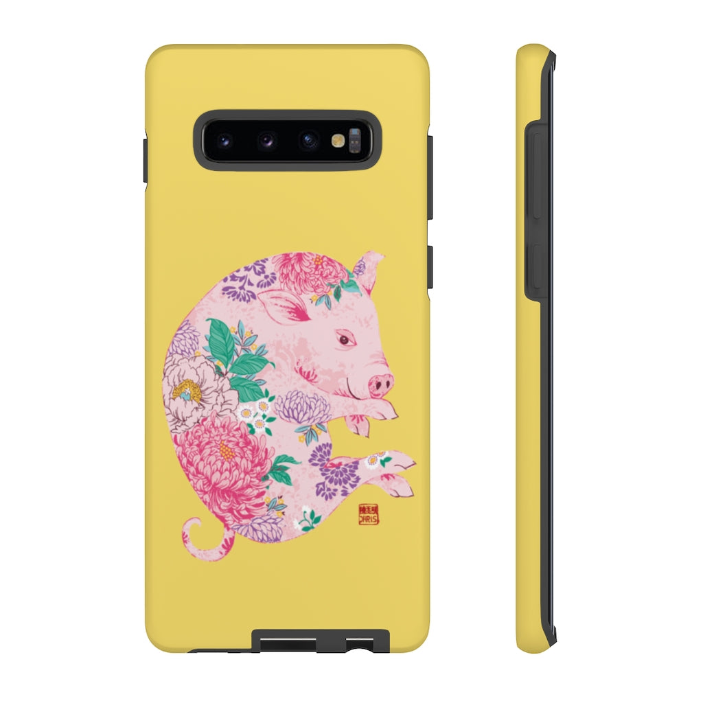 Chinese Zodiac iPhone Case and Chinese Zodiac Samsung Phone Cover featuring 12 Chinese Zodiac Animals. Impact resistant tough Chinese Astrology mobile phone case. Supports wireless charging. Designer mobile phone case made in the USA.