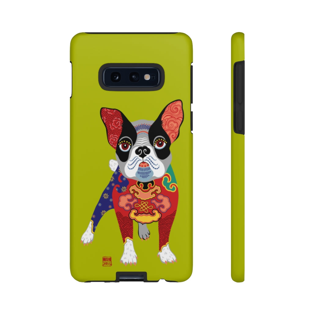 Chinese Zodiac iPhone Case and Chinese Zodiac Samsung Phone Cover featuring 12 Chinese Zodiac Animals. Impact resistant tough Chinese Astrology mobile phone case. Supports wireless charging. Designer mobile phone case made in the USA.