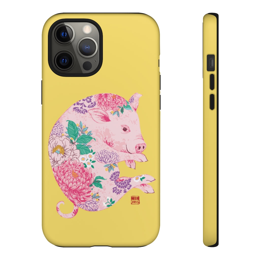 Chinese Zodiac iPhone Case and Chinese Zodiac Samsung Phone Cover featuring 12 Chinese Zodiac Animals. Impact resistant tough Chinese Astrology mobile phone case. Supports wireless charging. Designer mobile phone case made in the USA.