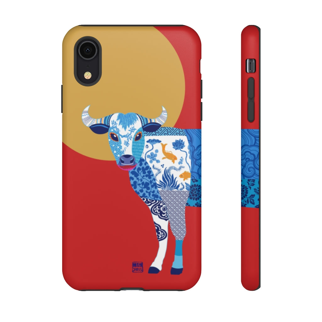 Chinese Zodiac iPhone Case and Chinese Zodiac Samsung Phone Cover featuring 12 Chinese Zodiac Animals. Impact resistant tough Chinese Astrology mobile phone case. Supports wireless charging. Designer mobile phone case made in the USA.