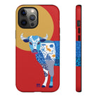 Chinese Zodiac iPhone Case and Chinese Zodiac Samsung Phone Cover featuring 12 Chinese Zodiac Animals. Impact resistant tough Chinese Astrology mobile phone case. Supports wireless charging. Designer mobile phone case made in the USA.