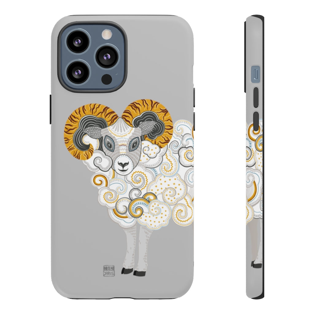 Chinese Zodiac iPhone Case and Chinese Zodiac Samsung Phone Cover featuring 12 Chinese Zodiac Animals. Impact resistant tough Chinese Astrology mobile phone case. Supports wireless charging. Designer mobile phone case made in the USA.