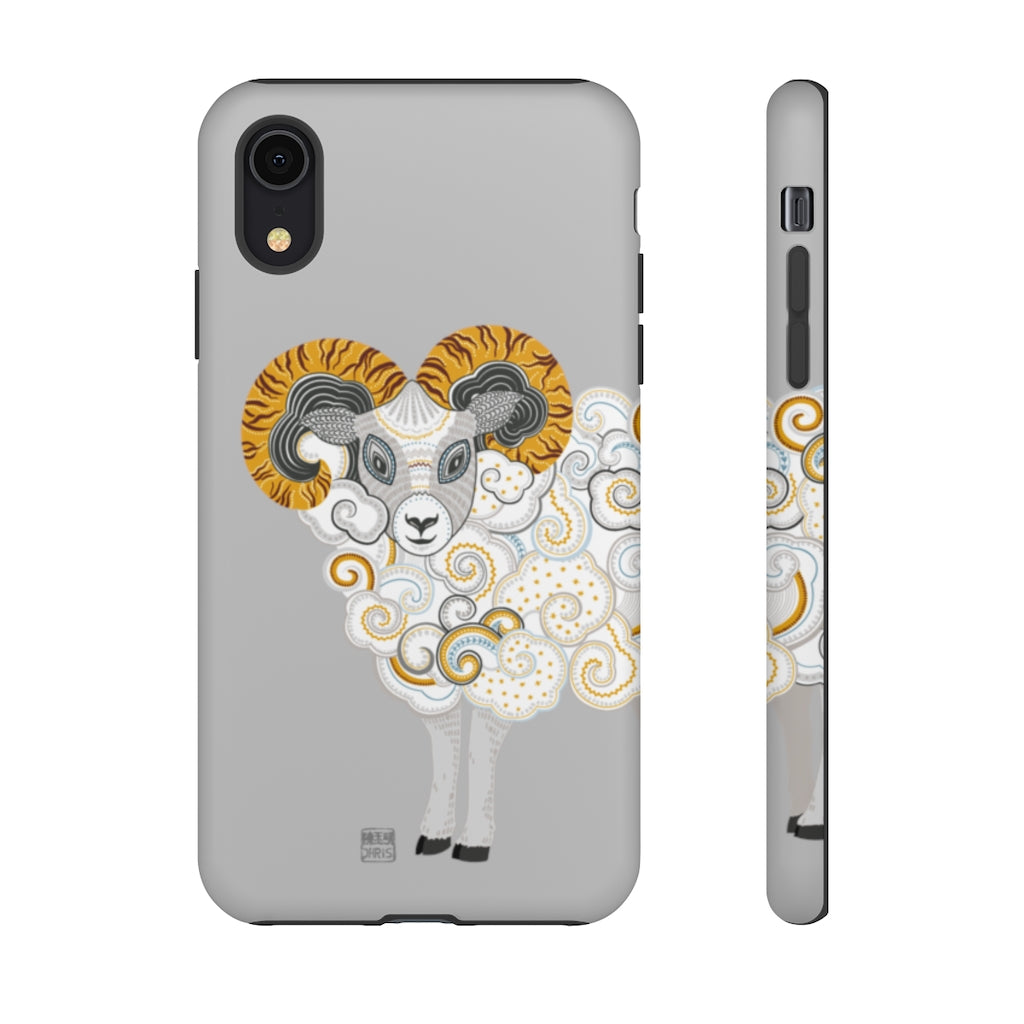 Chinese Zodiac iPhone Case and Chinese Zodiac Samsung Phone Cover featuring 12 Chinese Zodiac Animals. Impact resistant tough Chinese Astrology mobile phone case. Supports wireless charging. Designer mobile phone case made in the USA.