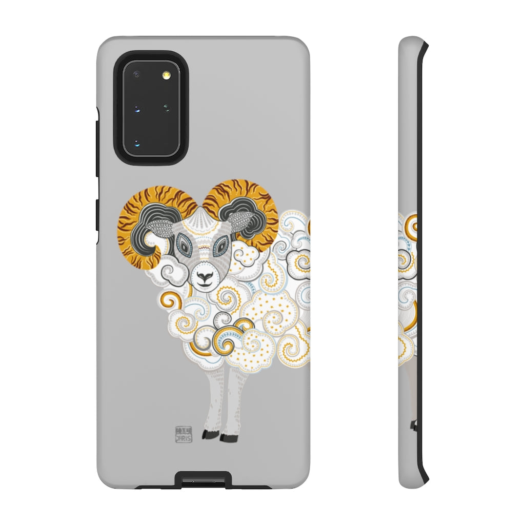 Chinese Zodiac iPhone Case and Chinese Zodiac Samsung Phone Cover featuring 12 Chinese Zodiac Animals. Impact resistant tough Chinese Astrology mobile phone case. Supports wireless charging. Designer mobile phone case made in the USA.