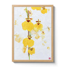 Oncidium Sweet Sugar Orchid Fine Art Print by artist Chris Chun. Archival Print on Awagami Handcrafted Unryu Paper. 