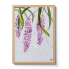 Rhynchostylis Retusa Orchid Fine Art Print by artist Chris Chun. Archival Print on Awagami Handcrafted Unryu Paper.