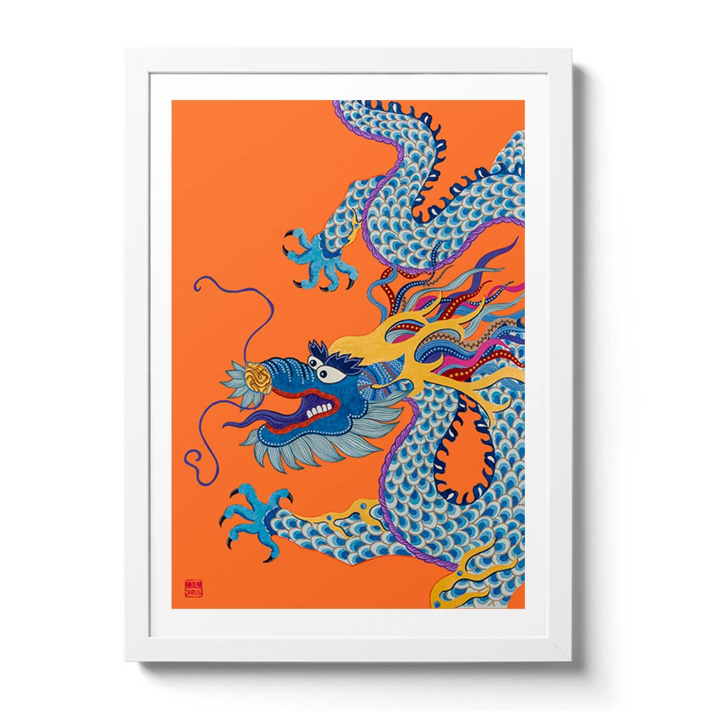 Featuring the 12 animals of the Chinese Lunar Calendar, Australian Chinese artist Chris Chun has created a colourful and whimsical series of paintings that uniquely capture the personality trait of each zodiac animal. The Dragon is the 5th animal of the Zodiac.