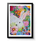 Chinese Zodiac Rabbit Fine Art Print by Artist Chris Chun. This print makes a gorgeous and unique gift idea for those born this year and in other rabbit years - 1927, 1939, 1951, 1963, 1975, 1987, 1999, 2011, 2023.