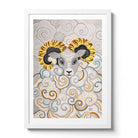 Chinese Zodiac Sheep Fine Art Print by Australian Chinese Artist Chris Chun. The perfect gift for those born in 1931, 1943, 1955, 1967, 1979, 1991, 2003, 2015 as they have been created to bring good fortune, health and prosperity to their owners!