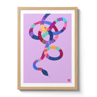 Chinese Zodiac Snake Fine Art Print by Australian Chinese Artist Chris Chun. The perfect gift for those born in 1929, 1941, 1953, 1965, 1977, 1989, 2001, 2013, 2025 as they have been created to bring good fortune, health and prosperity to their owners!