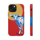 Chinese Zodiac iPhone Case and Chinese Zodiac Samsung Phone Cover featuring 12 Chinese Zodiac Animals. Impact resistant tough Chinese Astrology mobile phone case. Supports wireless charging. Designer mobile phone case made in the USA.