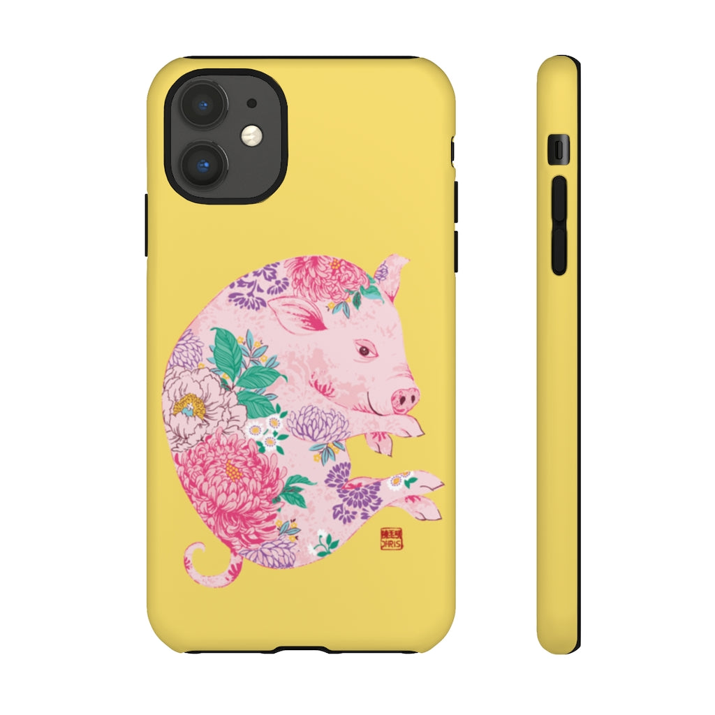 Chinese Zodiac iPhone Case and Chinese Zodiac Samsung Phone Cover featuring 12 Chinese Zodiac Animals. Impact resistant tough Chinese Astrology mobile phone case. Supports wireless charging. Designer mobile phone case made in the USA.