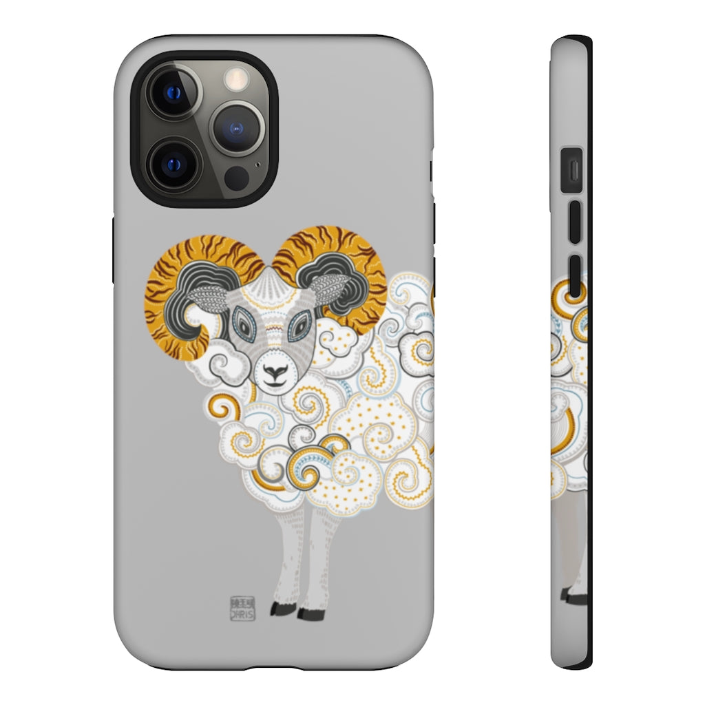 Chinese Zodiac iPhone Case and Chinese Zodiac Samsung Phone Cover featuring 12 Chinese Zodiac Animals. Impact resistant tough Chinese Astrology mobile phone case. Supports wireless charging. Designer mobile phone case made in the USA.