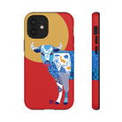 Chinese Zodiac iPhone Case and Chinese Zodiac Samsung Phone Cover featuring 12 Chinese Zodiac Animals. Impact resistant tough Chinese Astrology mobile phone case. Supports wireless charging. Designer mobile phone case made in the USA.