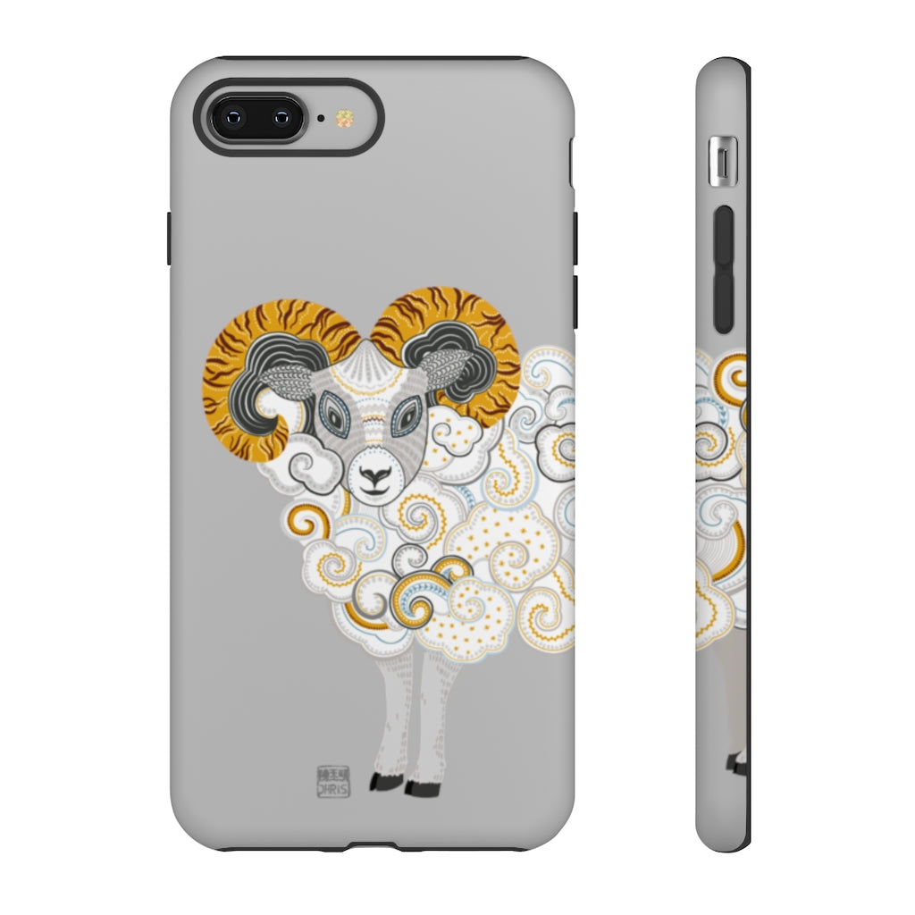 Chinese Zodiac iPhone Case and Chinese Zodiac Samsung Phone Cover featuring 12 Chinese Zodiac Animals. Impact resistant tough Chinese Astrology mobile phone case. Supports wireless charging. Designer mobile phone case made in the USA.